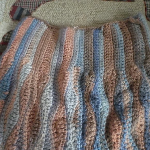 Hand Made Soy Yarn Tulip Skirt - Picture 3 of 5